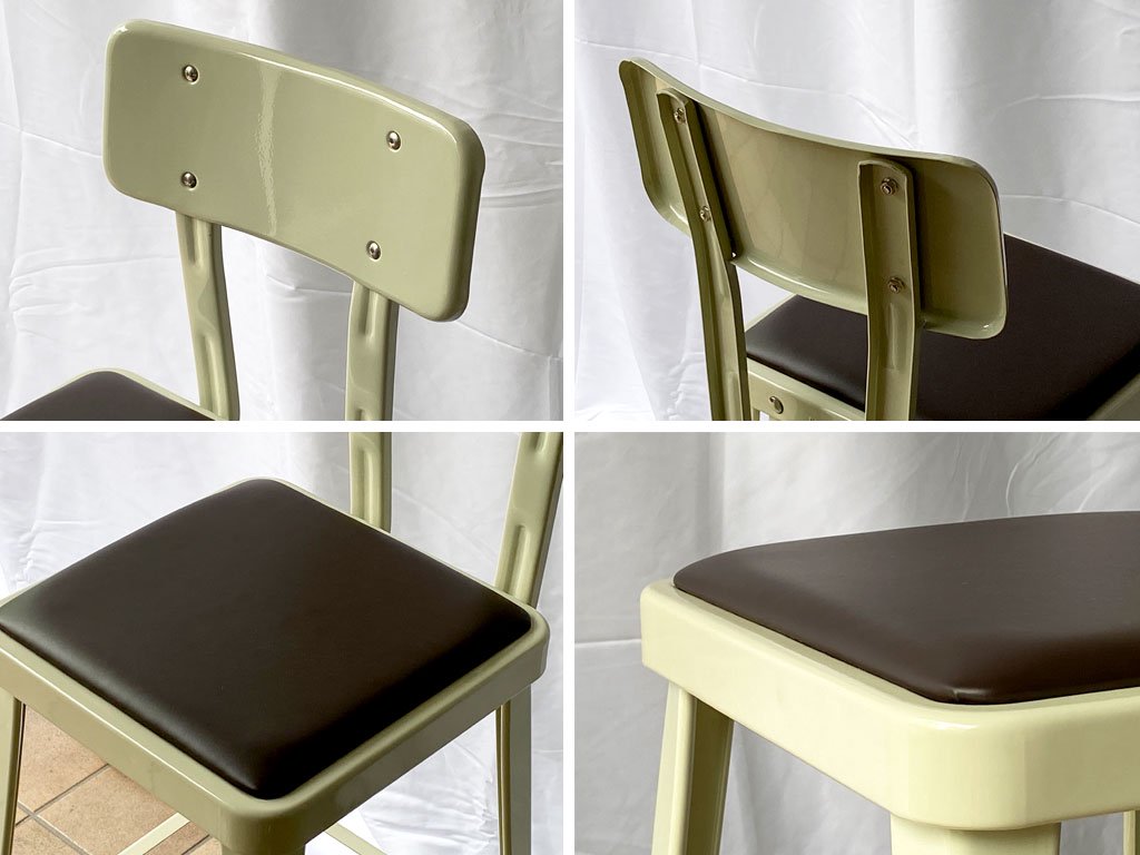 ダルトン DULTON スタンダードバーチェア Standard bar chair カウンターチェア ハイスツール スチール製 インダストリアル ビンテージスタイル 定価￥31,900- ◇