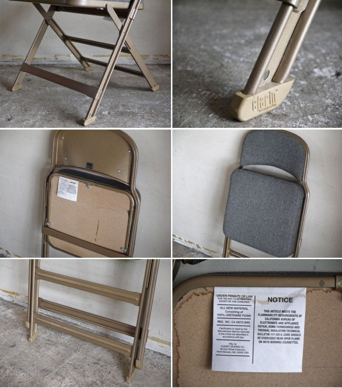 クラリン CLARIN フォールディングチェア フルクッション FOLDING CHAIR 折畳 USA 米国 P.F.S 取扱 ■