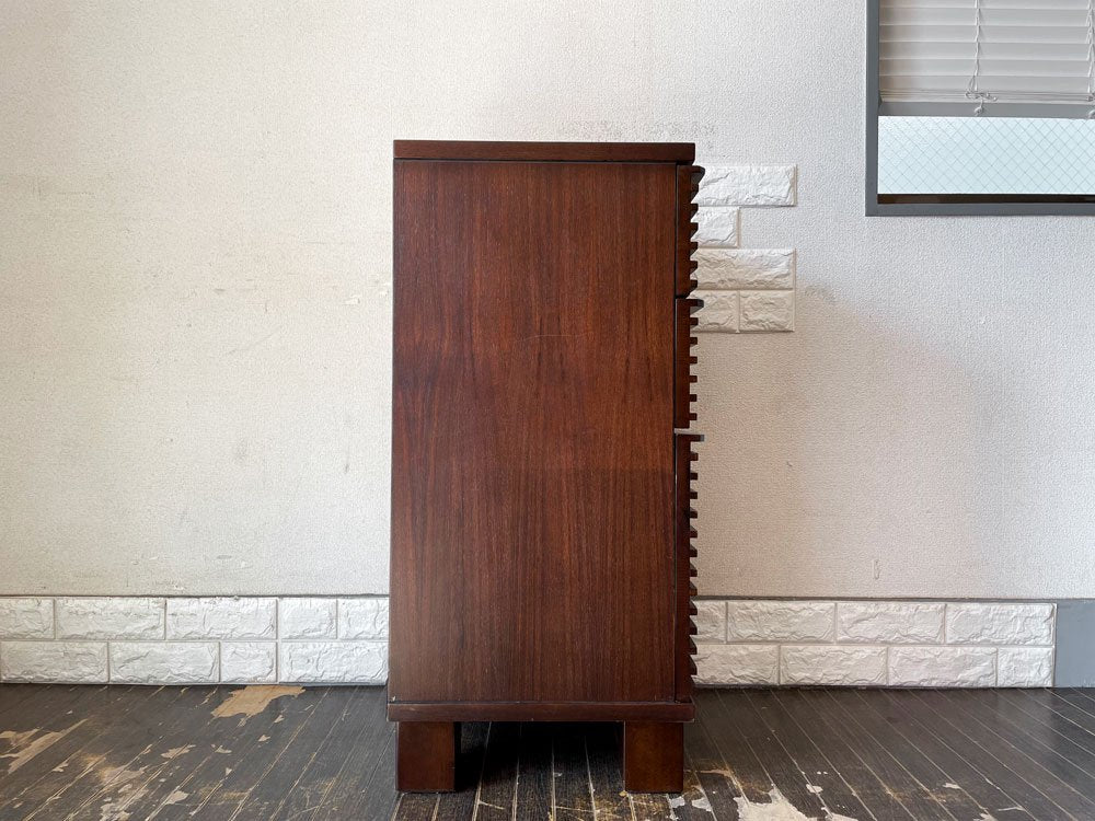 エーフラット a.flat ルーバー Louver cabinet v02 425L ローキャビネット 右開き扉 脚付 Ｈ86cm アジアンリゾートスタイル 定価￥78,551- ◎