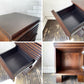 エーフラット a.flat ルーバー Louver cabinet v02 425L ローキャビネット 右開き扉 脚付 Ｈ86cm アジアンリゾートスタイル 定価￥78,551- ◎