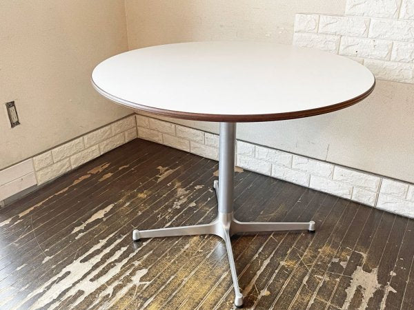 ディーアンドデパートメント D&DEPARTMENT ラワン テーブル ラウンド LAUAN TABLE ROUND・03 ラウンドテーブル メラミントップ Φ90cm  ◎