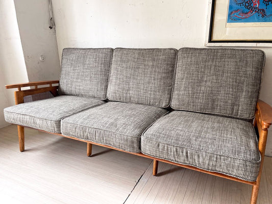 アクメファニチャー ACME Furniture ウィッカー WICKER SOFA 3P 3人掛け ソファ ハックベリー ラタン ファブリック 西海岸スタイル ★