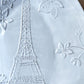 アスティエ・ド・ヴィラット Astier de Villatte エッフェル塔 Eiffel Tower フルール・トゥーエッフェル・ブラン 49.5cm プレート 未使用品 ◇