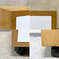 ビンテージ デスクワゴン Vintage desk wagon メラミン化粧板×オーク材 柾目 キャスター付 レトロモダン デスク サイド キャビネット 〓