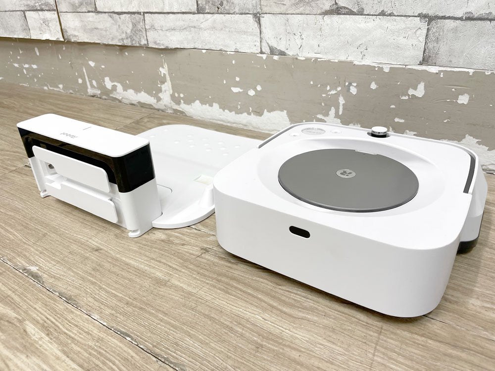 アイロボット iRobot ブラーバ  Braava jet m6 床拭きロボット クリーナー ホワイト 動作確認OK ドライ＆ウェットパッド付き ●