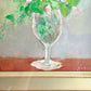 山本亜稀 草花 油彩 サイン入り 静物画 絵画 額装品 洋画家 ●