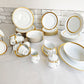 ノリタケ Noritake シグニチャーゴールド Signature Gold ディナーセット 55pcs (45点) 箱付き 白磁 金彩 洋食器 未使用品 ●