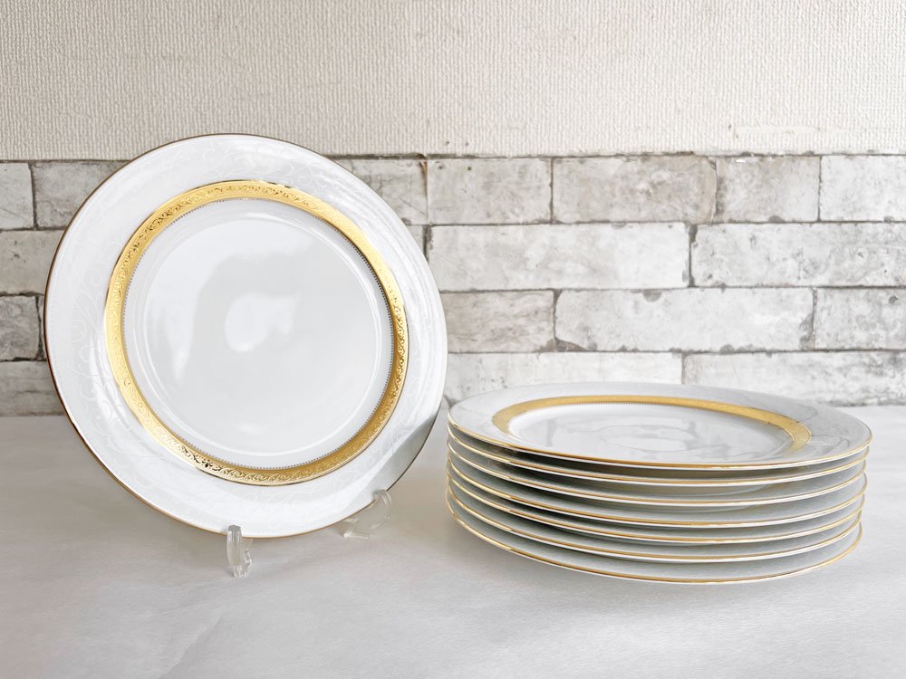 ノリタケ Noritake シグニチャーゴールド Signature Gold ディナーセット 55pcs (45点) 箱付き 白磁 金彩 洋食器 未使用品 ●