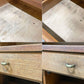 ジャパンビンテージ Japan Vintage チーク材 カップボード 食器棚 中央オープン棚 引き出し付 木味 古家具 古道具 〓