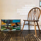 ステンドグラス 風景 家 グラスアート ウォールデコ 壁飾り 73×41cm クラシカルスタイル B ◎