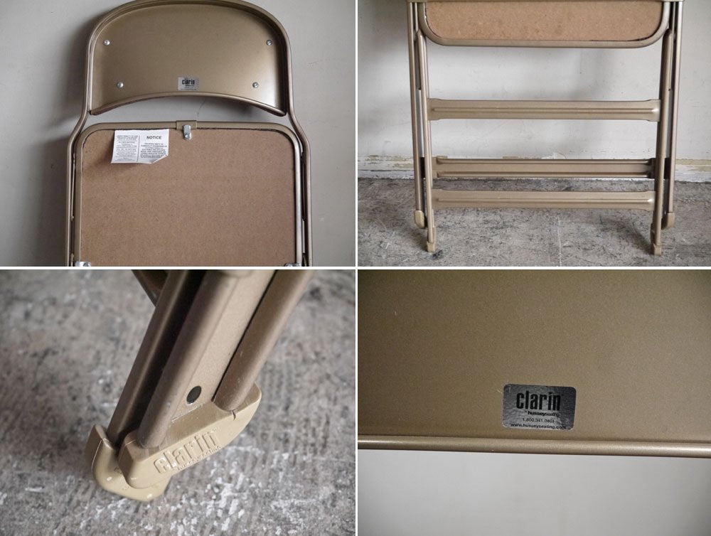 クラリン CLARIN フォールディングチェア フルクッション FOLDING CHAIR 折畳 USA 米国 P.F.S 取扱 ■