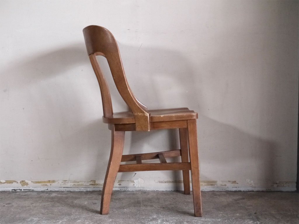 アクメファニチャー ACME Furniture バンクチェア BANK CHAIR ラバーウッド ダイニングチェア USビンテージスタイル B ■