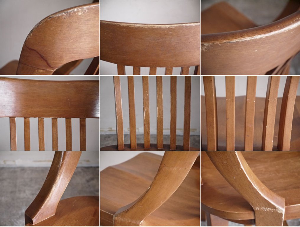 アクメファニチャー ACME Furniture バンクチェア BANK CHAIR ラバーウッド ダイニングチェア USビンテージスタイル B ■