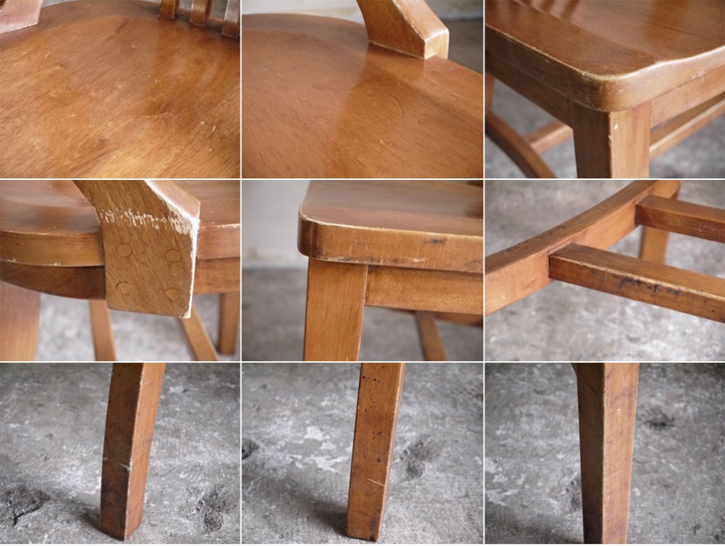 アクメファニチャー ACME Furniture バンクチェア BANK CHAIR ラバーウッド ダイニングチェア USビンテージスタイル B ■