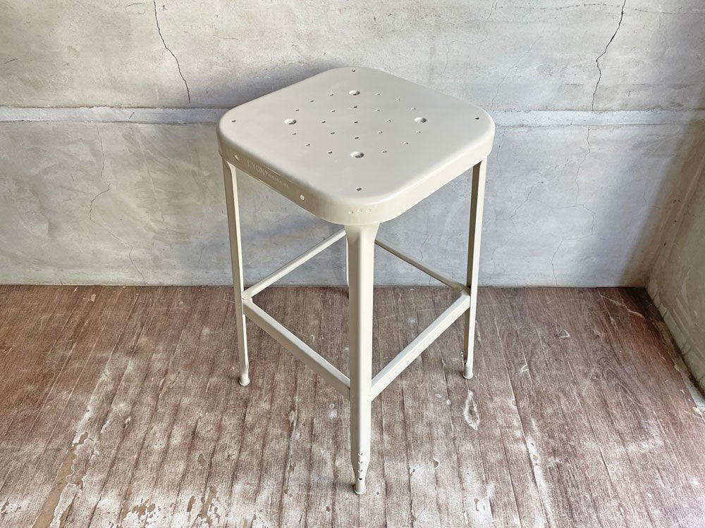 リオン LYON ファクトリースツール FACTORY STOOL グレー Lサイズ P.F.S取扱 インダストリアル ガレージ ♪