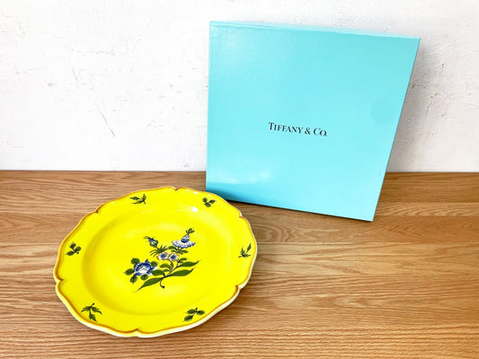 ティファニー Tiffany&co エステセラミック este ceramiche プレート ハンドペイント 洋食器 陶磁器 イタリア ★