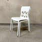 カリガリス Calligaris ネオンチェア NEON Chair スタッキングチェア 2脚セット ホワイト カフェスタイル 軽量 イタリア モダンデザイン 〓