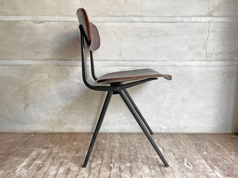 リザルトチェア Result Chair フリソ・クラマー Friso Kramer ダークブラウン インダストリアル リプロダクト A ♪