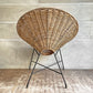 ジャーナルスタンダード ファニチャー journal standard furniture モントークチェア Montauk chair 1Pソファ ラタン アイアンレッグ 定価￥53,900- ♪