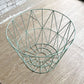 ファームリビング ferm LIVING ワイヤーバスケット カゴ ランドリーバスケット ラウンド Φ60cm Lサイズ ミントカラー デンマーク 北欧デザイン ●