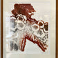 田淵安一 Yasukazu Tabuchi リトグラフ 版画 EA版 44×56cm サイン入り 1986年 額装品 ◎