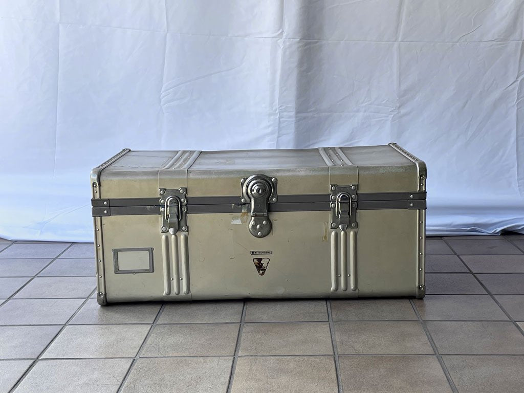 ビンテージ トランクケース Vintage TrunkCase ジェラルミン 三越 ディスプレイ 店舗什器 撮影用 ◇