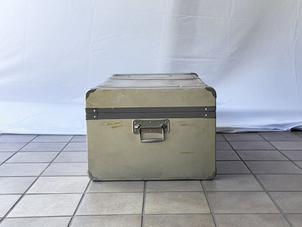 ビンテージ トランクケース Vintage TrunkCase ジェラルミン 三越 ディスプレイ 店舗什器 撮影用 ◇