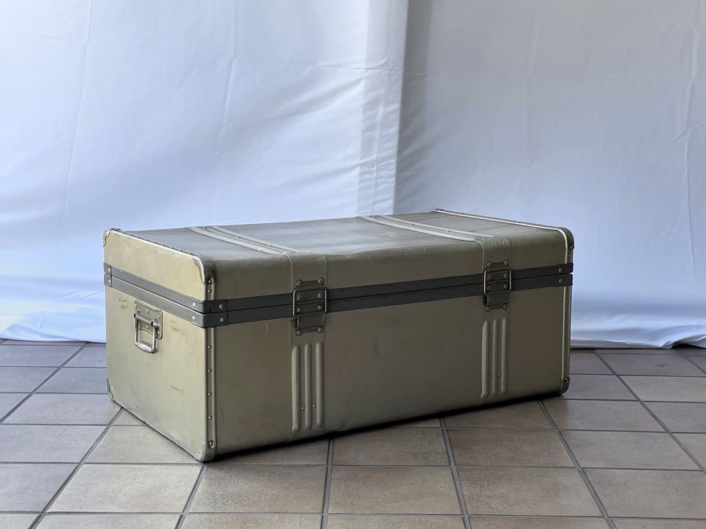 ビンテージ トランクケース Vintage TrunkCase ジェラルミン 三越 ディスプレイ 店舗什器 撮影用 ◇