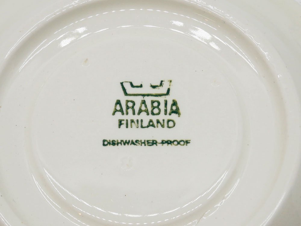 アラビア ARABIA クロッカス krokus デミタスカップ＆ソーサー C&S エステリ・トムラ Esteri Tomula ビンテージ 北欧食器 ●