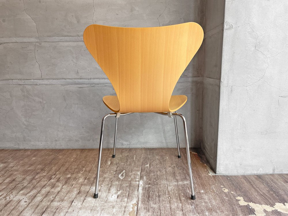 フリッツハンセン Fritz Hansen セブンチェア ナチュラル ビーチ アルネ・ヤコブセン スタッキング デンマーク 北欧家具 A ♪