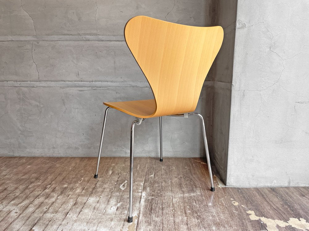 フリッツハンセン Fritz Hansen セブンチェア ナチュラル ビーチ アルネ・ヤコブセン スタッキング デンマーク 北欧家具 A ♪