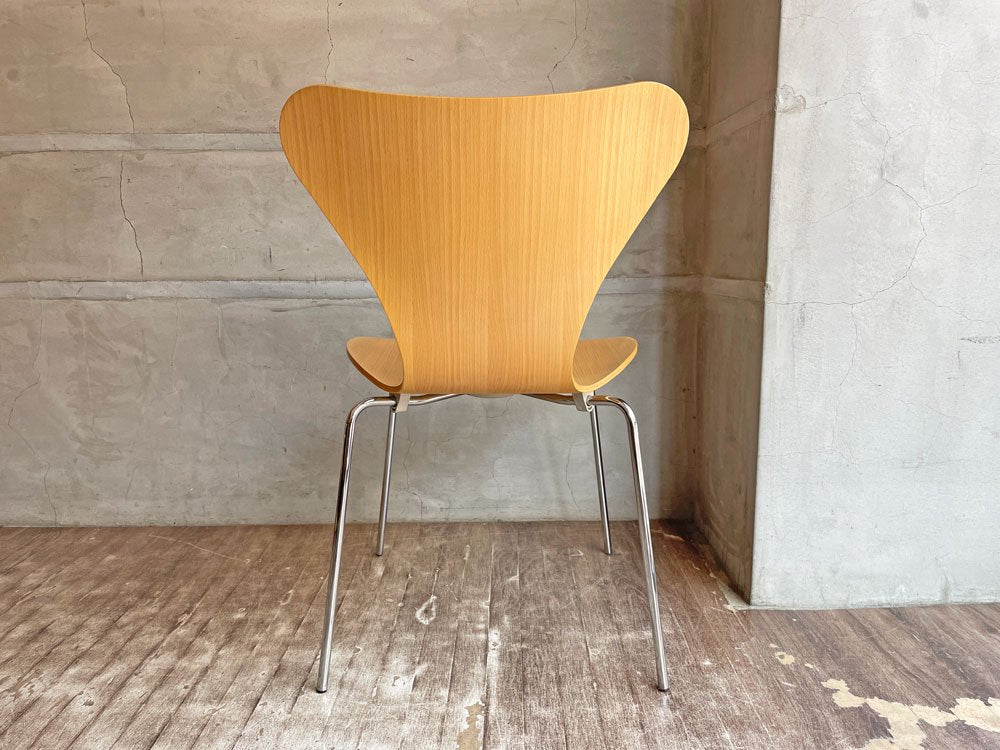 フリッツハンセン Fritz Hansen セブンチェア ナチュラル ビーチ アルネ・ヤコブセン スタッキング デンマーク 北欧家具 B ♪