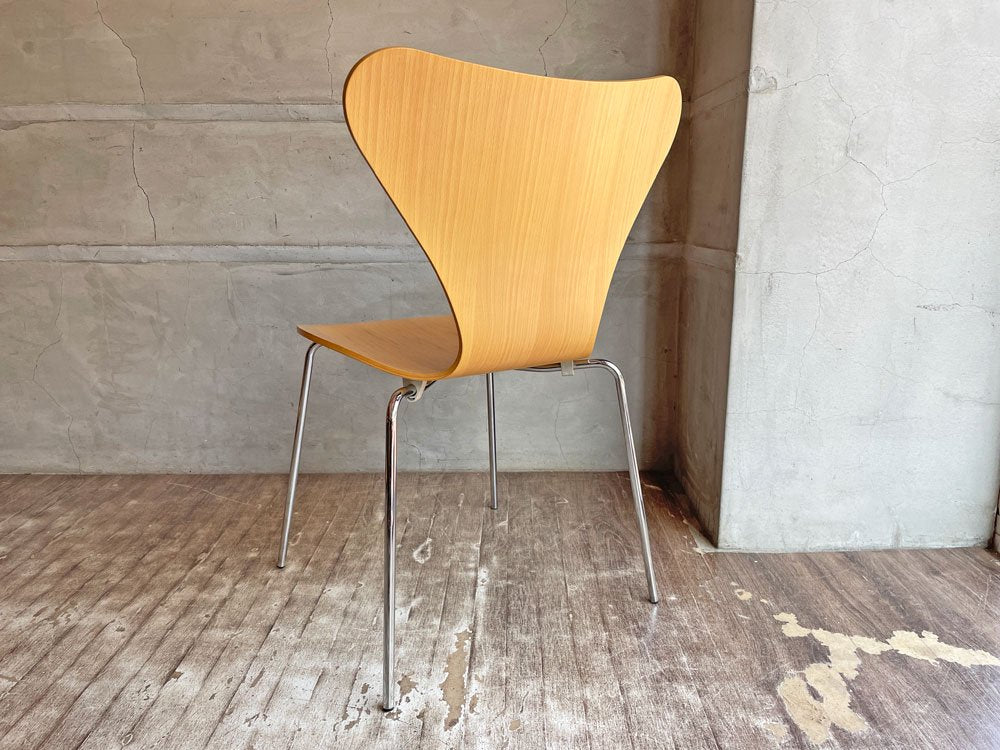 フリッツハンセン Fritz Hansen セブンチェア ナチュラル ビーチ アルネ・ヤコブセン スタッキング デンマーク 北欧家具 B ♪