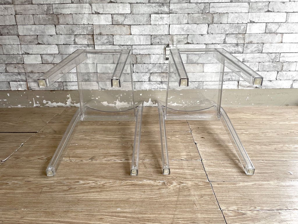 カルテル Kartell ラ マリー La Marie ダイニングチェア スタッキングチェア 2脚セット フィリップ・スタルク ポリカーボネート ●