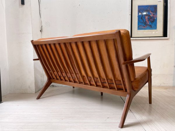 アクメファニチャー ACME FURNITURE デルマー DELMAR 2シーター 2人掛け ソファ オイルレザー 本革 アッシュ無垢材 定価￥243,100- ★