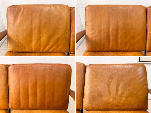 アクメファニチャー ACME FURNITURE デルマー DELMAR 2シーター 2人掛け ソファ オイルレザー 本革 アッシュ無垢材 定価￥243,100- ★