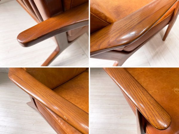 アクメファニチャー ACME FURNITURE デルマー DELMAR 2シーター 2人掛け ソファ オイルレザー 本革 アッシュ無垢材 定価￥243,100- ★