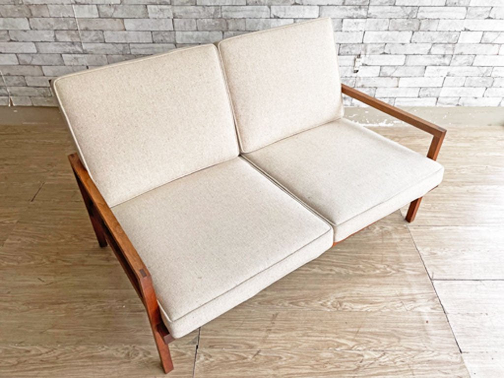 ネイチャーファーニッシュ NATURE FURNISH フレイム FRAME SOFA 2人掛けソファ ウォールナット無垢材 ●