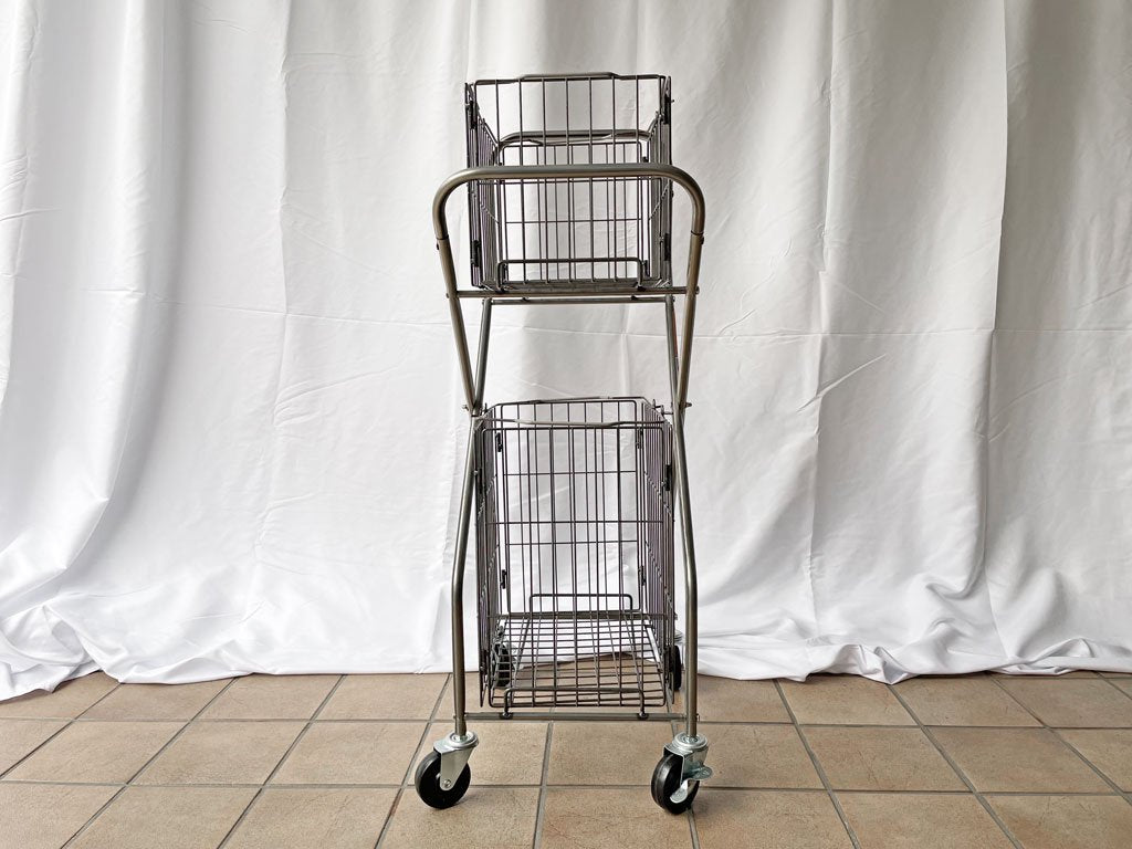 ダルトン DULTON ランドリー トローリー LAUNDRY TROLLEY カート インダストリアル ◇