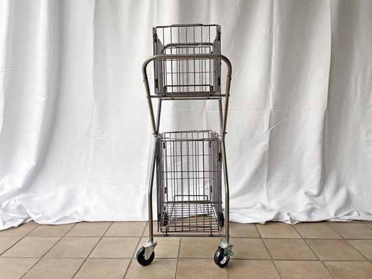 ダルトン DULTON ランドリー トローリー LAUNDRY TROLLEY カート インダストリアル ◇