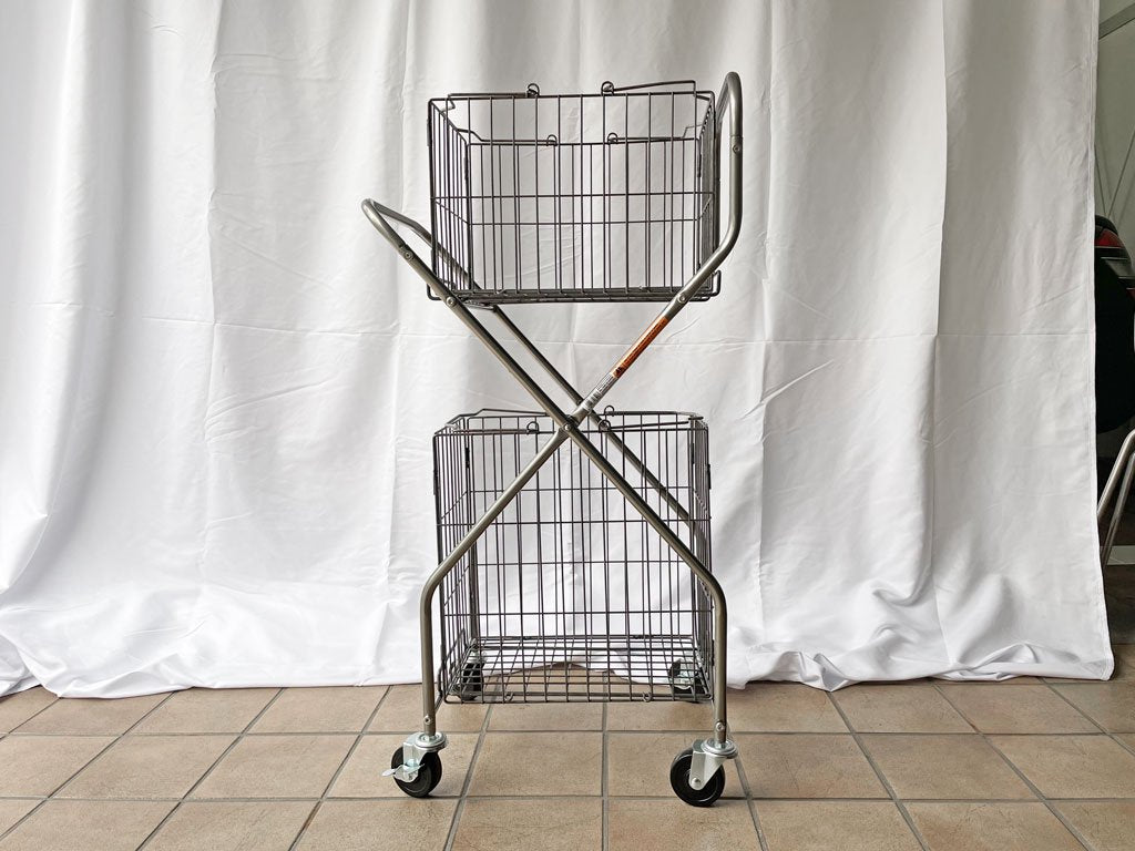 ダルトン DULTON ランドリー トローリー LAUNDRY TROLLEY カート インダストリアル ◇