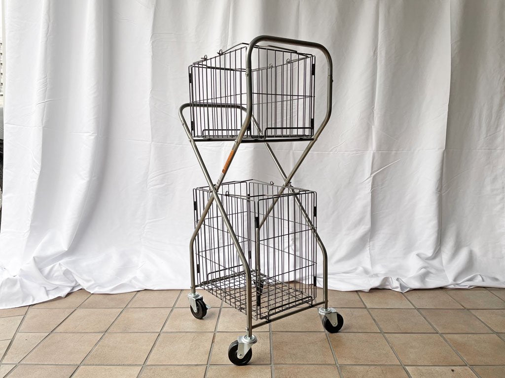 ダルトン DULTON ランドリー トローリー LAUNDRY TROLLEY カート インダストリアル ◇