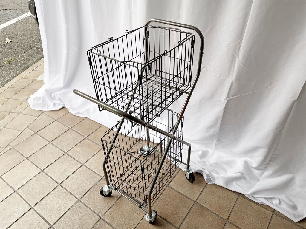 ダルトン DULTON ランドリー トローリー LAUNDRY TROLLEY カート インダストリアル ◇