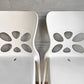 カリガリス Calligaris ネオンチェア NEON Chair スタッキングチェア 2脚セット ホワイト カフェスタイル 軽量 イタリア モダンデザイン ♪