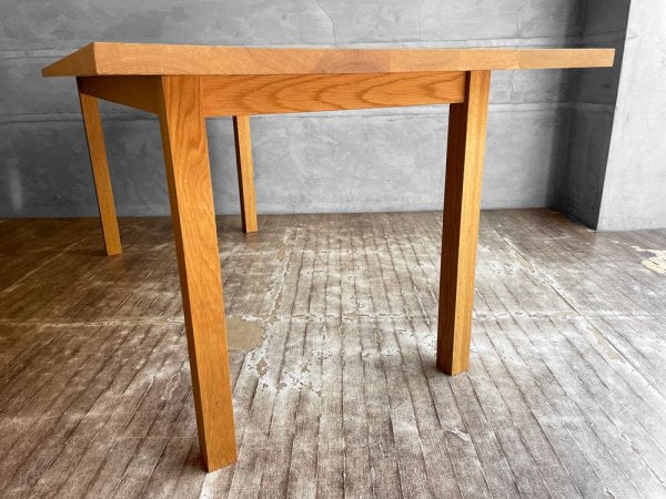 無印良品 MUJI ダイニングテーブル リアルファニチャー REAL FURNITURE オーク材 無垢集成材 W180cm ナチュラルスタイル シンプルデザイン 参考定価165,000円♪