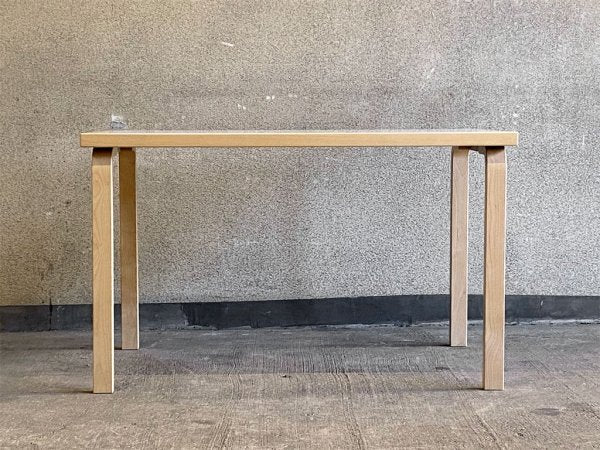 アルテック artek 81B ダイニングテーブル ホワイトラミネート バーチ材 幅120 アルヴァ・アアルト Alvar Aalto 北欧 フィンランド 〓