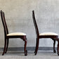 キンデルファニチャー KINDEL Furniture クイーンアンチェア 2脚セット マホガニー材 サイドチェア ダイニングチェア USA家具 アメリカ B 〓