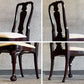 キンデルファニチャー KINDEL Furniture クイーンアンチェア 2脚セット マホガニー材 サイドチェア ダイニングチェア USA家具 アメリカ B 〓