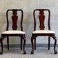 キンデルファニチャー KINDEL Furniture クイーンアンチェア 2脚セット マホガニー材 サイドチェア ダイニングチェア USA家具 アメリカ A 〓