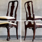 キンデルファニチャー KINDEL Furniture クイーンアンチェア 2脚セット マホガニー材 サイドチェア ダイニングチェア USA家具 アメリカ A 〓